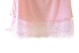 Vintage Light Pink Lace Half Slip Lingerie