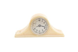 Vintage 1:12 Miniature Dollhouse Beige Mantel Clock