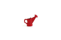 Vintage 1:12 Miniature Dollhouse Red Metal Watering Can