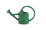 Vintage Green Metal 1:12 Miniature Dollhouse Watering Can