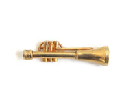 Vintage Brass 1:12 Miniature Dollhouse Trumpet