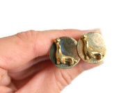 Vintage Gold Circus Seal Cuff Links
