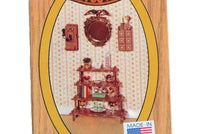 New Vintage 1:12 Miniature Dollhouse Chrysnbon Shelf Kit