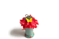 Artisan-Made Vintage 1:12 Miniature Dollhouse Hand-Painted Hanging Birdhouse or Bird Feeder