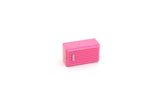 Vintage 1:6 Miniature Dollhouse Pink Bakelite-Style Radio