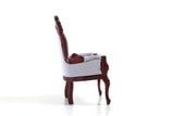 Vintage Blue 1:12 Miniature Dollhouse Parlor Chair