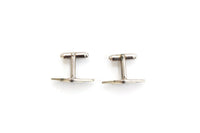Vintage Silver Triangle Cuff Links