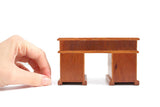 Vintage 1:12 Miniature Dollhouse Wooden Writing Desk