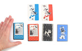 Vintage Set of 6 Dog-Themed Playing Cards
