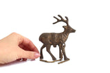 Vintage Brass Deer Figurine