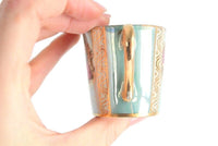 Vintage Blue & Gold Fragonard Porcelain Demitasse Teacup