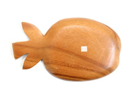 Vintage Wooden Apple-Shaped Serving Tray