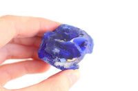 Vintage Cobalt Blue Glass Cullet Rock Chunk (1.6 Ounce)