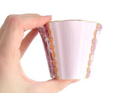 Vintage Royal Standard China Pink & Gold Floral Porcelain Teacup & Saucer Set