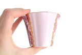 Vintage Royal Standard China Pink & Gold Floral Porcelain Teacup & Saucer Set