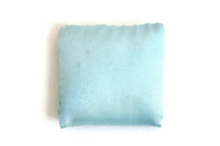 Vintage 1:12 Miniature Dollhouse Blue Throw Pillow