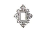 Vintage Miniature Dollhouse Silver Ornate Wall Picture Frame