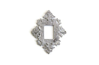 Vintage Miniature Dollhouse Silver Ornate Wall Picture Frame