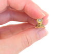 Vintage 1:12 Miniature Dollhouse Gold Candle Wall Sconce