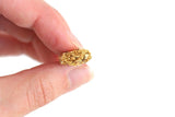Vintage 1:12 Miniature Dollhouse Gold Crochet Purse or Handbag