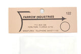 New Vintage 1:12 Miniature Dollhouse Candy Bar Labels by Farrow Industries