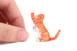 Vintage 1:12 Miniature Dollhouse Orange Pet Cat Figurine