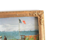 Vintage 1:12 Miniature Dollhouse Framed Monet "Garden at Sainte-Adresse" Painting