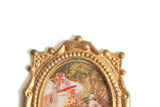 Vintage 1:12 Miniature Dollhouse Framed Painting