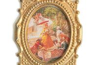 Vintage 1:12 Miniature Dollhouse Framed Painting