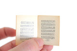 Vintage 1:12 Miniature Dollhouse Set of 3 Sheet Music Books