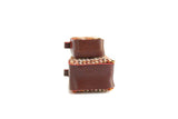 Vintage 1:12 Miniature Dollhouse Tweed Luggage or Suitcase Set