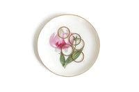 Vintage Pink Lily Flower Ring Dish or Trinket Dish