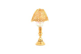 Vintage 1:12 Miniature Dollhouse Brass Table Lamp