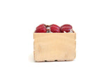 Vintage 1:12 Miniature Dollhouse Wooden Crate of Apples