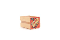 Vintage 1:12 Miniature Dollhouse Wooden Orange Crate
