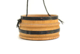 Vintage 1:12 Miniature Dollhouse Rustic Wooden Bucket or Barrel