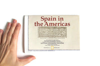 Vintage 1992 National Geographic Double-Sided Wall Map of Spain in the Americas