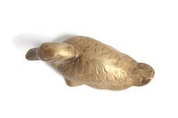 Vintage Brass Duck Figurine or Bookend