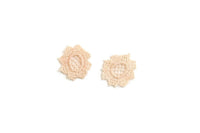 Vintage 1:12 Miniature Dollhouse Set of 2 Crochet Lace Doilies