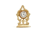 Vintage 1:12 Miniature Dollhouse Gold Mantel Clock