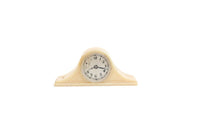 Vintage 1:12 Miniature Dollhouse Beige Mantel Clock