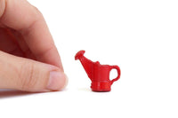 Vintage 1:12 Miniature Dollhouse Red Metal Watering Can