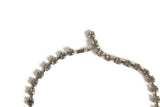 Vintage Gray Rhinestone Necklace
