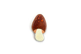 Vintage Brown & Copper Enamel Mushroom or Toadstool Brooch