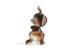 Vintage Rare Py Miyao Brown Porcelain Rabbit Figurine Designed for Walt Disney's Bambi