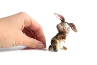 Vintage Rare Py Miyao Brown Porcelain Rabbit Figurine Designed for Walt Disney's Bambi