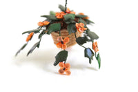 Vintage 1:12 Miniature Dollhouse Hanging Flower Basket