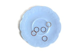 Vintage Periwinkle Blue Jeannette Glass Delphite Glass Saucer or Ring Dish