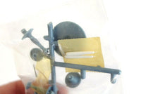 New Vintage 1:12 Miniature Dollhouse Plastic Chrysnbon Candlesticks & Cake Plate Set