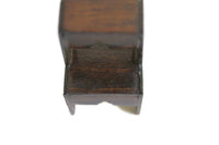 Vintage 1:12 Miniature Dollhouse Wooden Bed Steps, Pet Steps or Step Stool